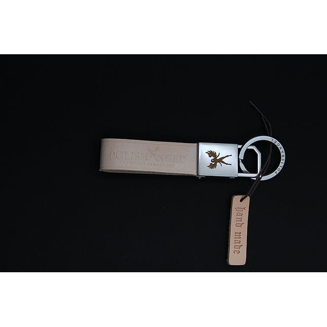 *NEW* POLISHANGEL | LEATHER KEYCHAIN